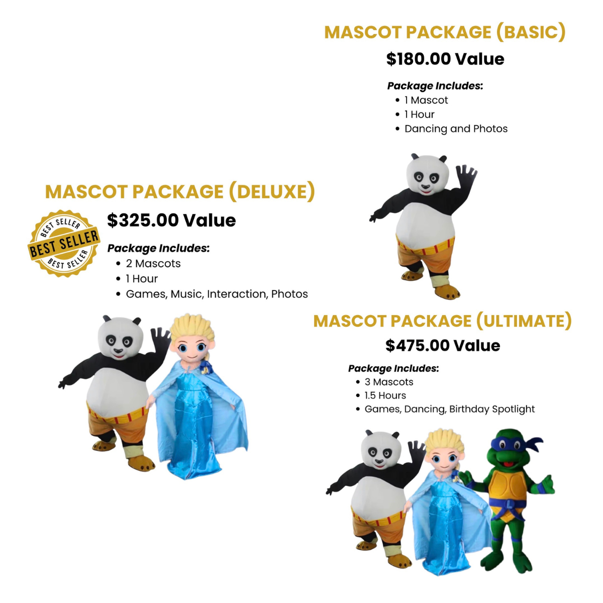 Mascot Party Costumes