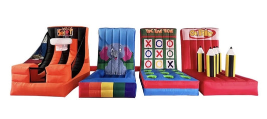 Inflatable 4-N-1 Game