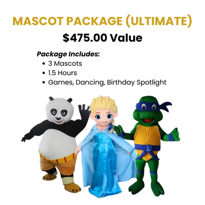 Mascot Party Package - Ultimate